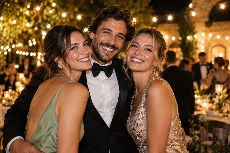 Invités lors d'un mariage